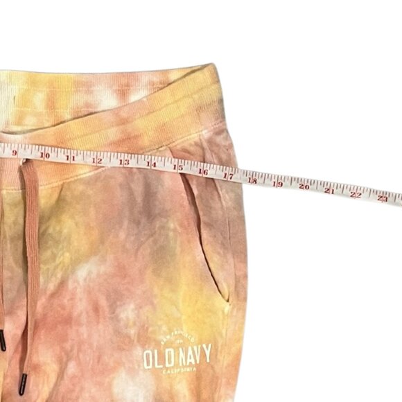 Old Navy Women's Tie Dye Lounge Set Size M Orange Cozy Sweatshirt & Jogger Set - Picture 11 of 16